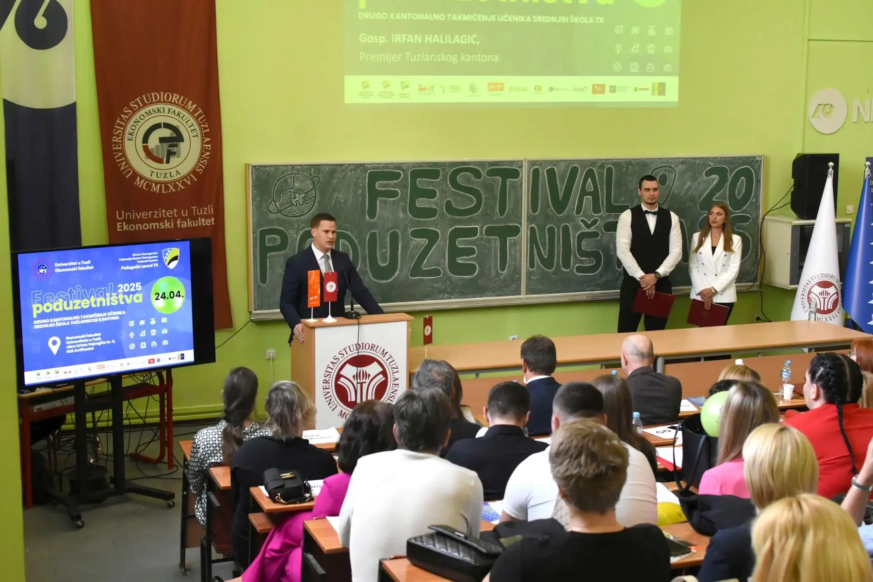 Mladi budući poduzetnici okupljeni na Festivalu poduzetništva:  Premijer Halilagić poručio – Vi ste promjena!
